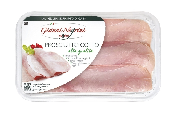 NEGRINI PROSCIUTTO COTTO HIGH QUALITY AFFETTATO 80 GR (6 in a box)