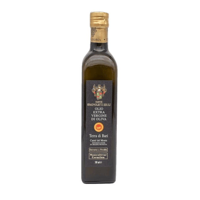 SPAGNOLETTI EXTRA VIRGIN OLIVE OIL TERRA DI BARI D.O.P. 500 ML (6 in a box)