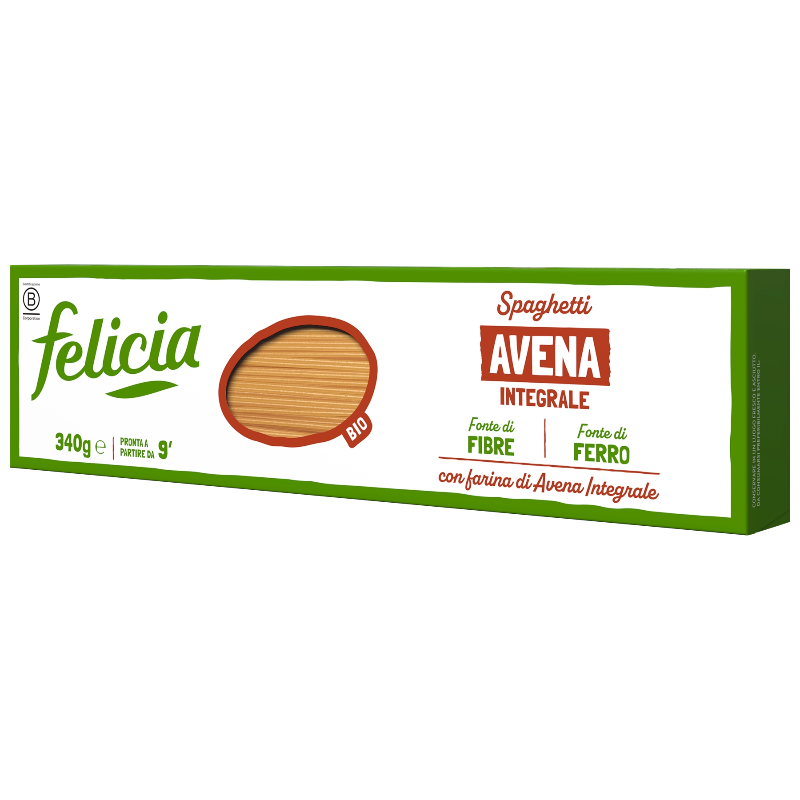FELICIA PASTA GLUTEN FREE OAT WHOLEMAL SPAGHETTI 340 GR (12 IN A BOX)