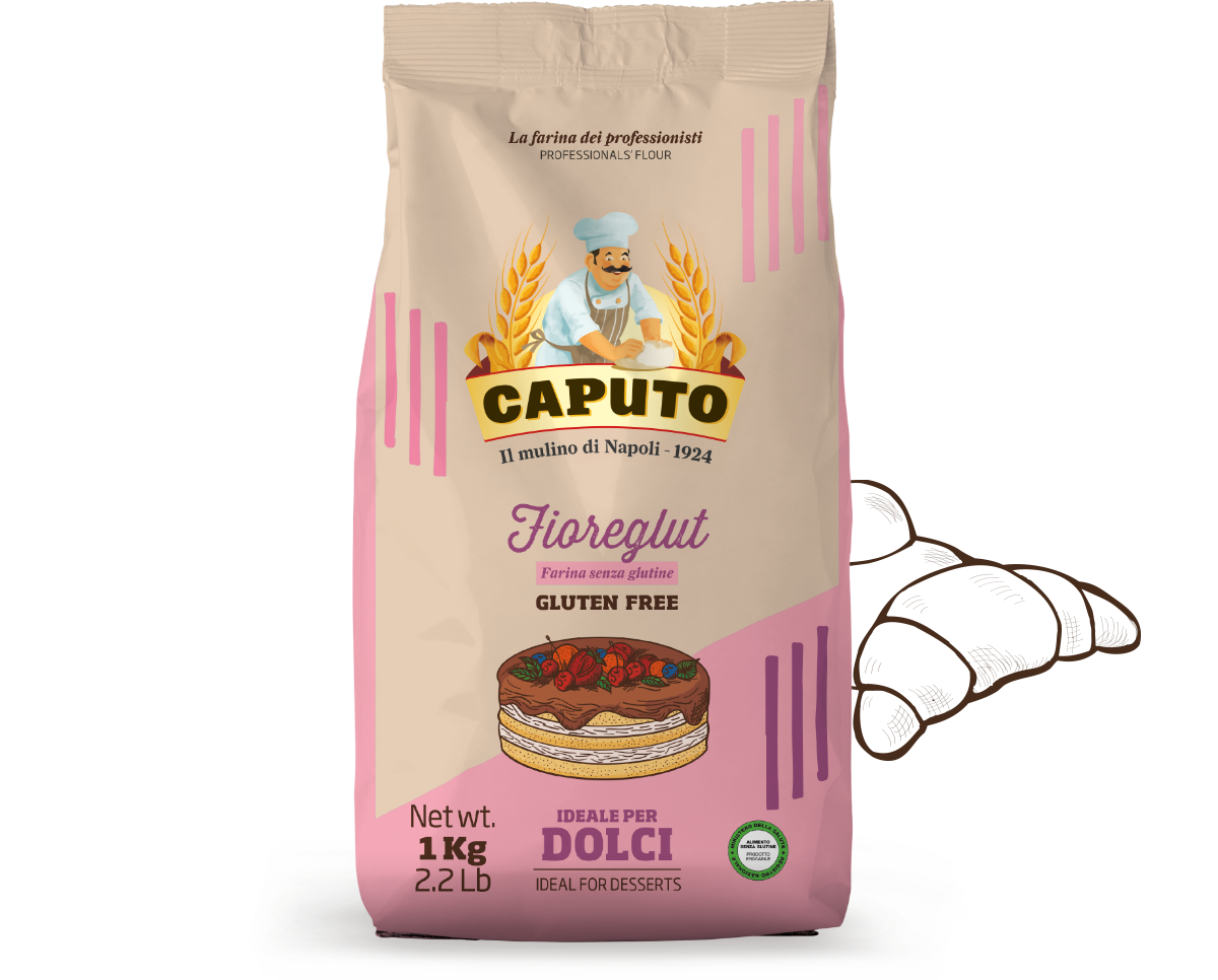 CAPUTO FLOURS FIOREGLUT DOLCI GLUTEN FREE 1 KG (12 in a box)