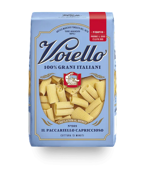 VOIELLO PASTA DI SEMOLA IL PACCARIELLO CAPRICCIOSO N.202 500 GR (18 in a box)