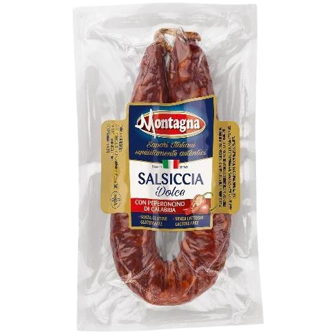 MONTAGNA SALAME DOLCE SALSICCIA CALABRESE £18.75 AL KG (APPROX. 350 GR) PROMO £16.75