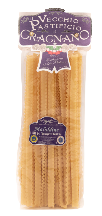 VECCHIO PASTIFICIO PASTA DI GRAGNANO IGP MAFALDINE 500 GR (12 in a box)