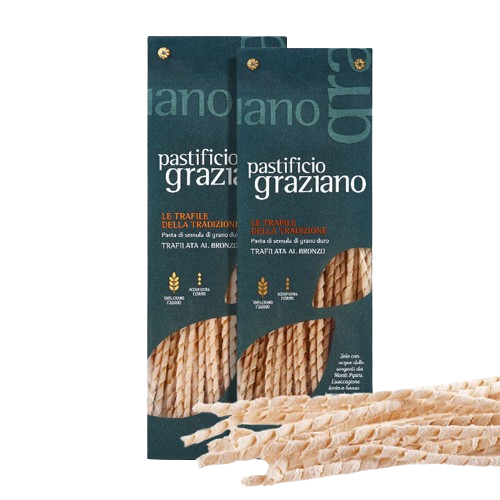 GRAZIANO PASTA DI SEMOLA FUSILLI LUNGHI 500 GR (12 in a box)