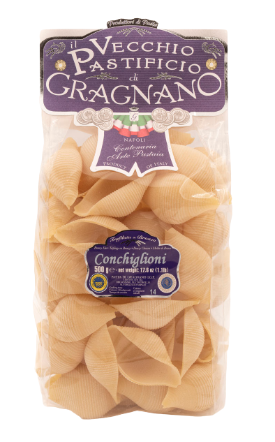 VECCHIO PASTIFICIO PASTA DI GRAGNANO IGP CONCHIGLIONI 500 GR (12 in a box)