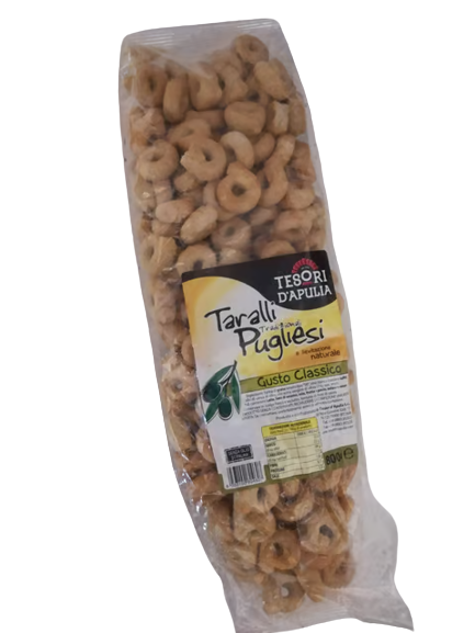 TESORI D'APULIA TARALLI CLASSIC 800 GR (8 in a box)