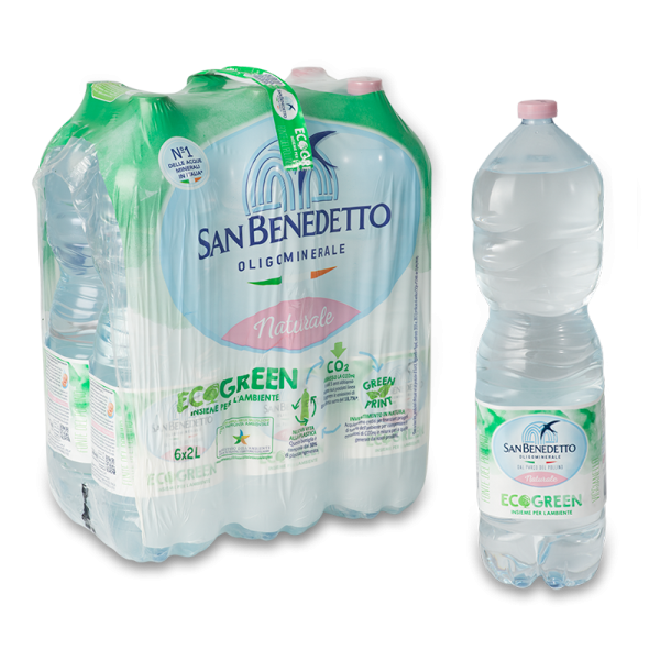 SAN BENEDETTO STILL WATER PET 2 LT (6 in a box)
