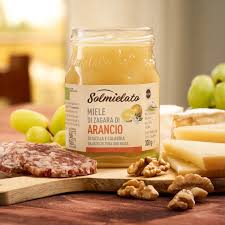 SOLMIELATO BIO HONEY MIELE DI ZAGARA ORANGE JAR 300 GR (6 in a box)