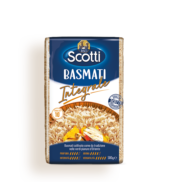 SCOTTI RICE WHOLEMEAL BASMATI INTEGRALE 500 GR (12 in a box)