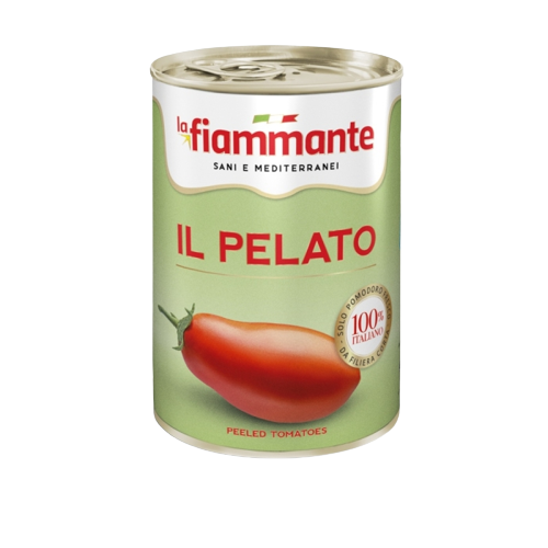 LA FIAMMANTE POMODORI IL PELATO TIN 400 GR (24 in a box)