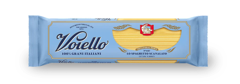 VOIELLO PASTA DI SEMOLA LO SPAGHETTO SCANALATO N.107 500 GR (24 in a box)