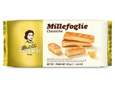VICENZI MILLEFOGLIE D'ITALIA CLASSIC 125 GR (16 in a box)