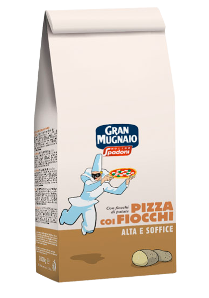 SPADONI FLOURS GRAN MUGNAIO PER PIZZA COI FIOCCHI 1 KG (10 in a box)