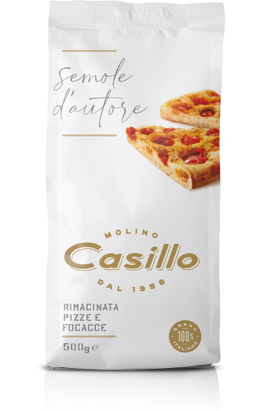 CASILLO FLOURS SEMOLA RIMACINATA PIZZE E FOCACCE 500 GR (10 in a box)