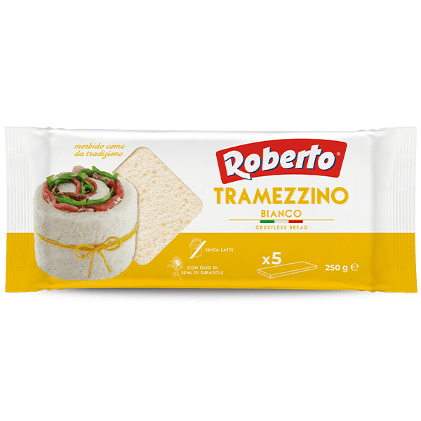 ROBERTO BREAD TRAMEZZINO WHITE X5 250 GR (12 in a box)