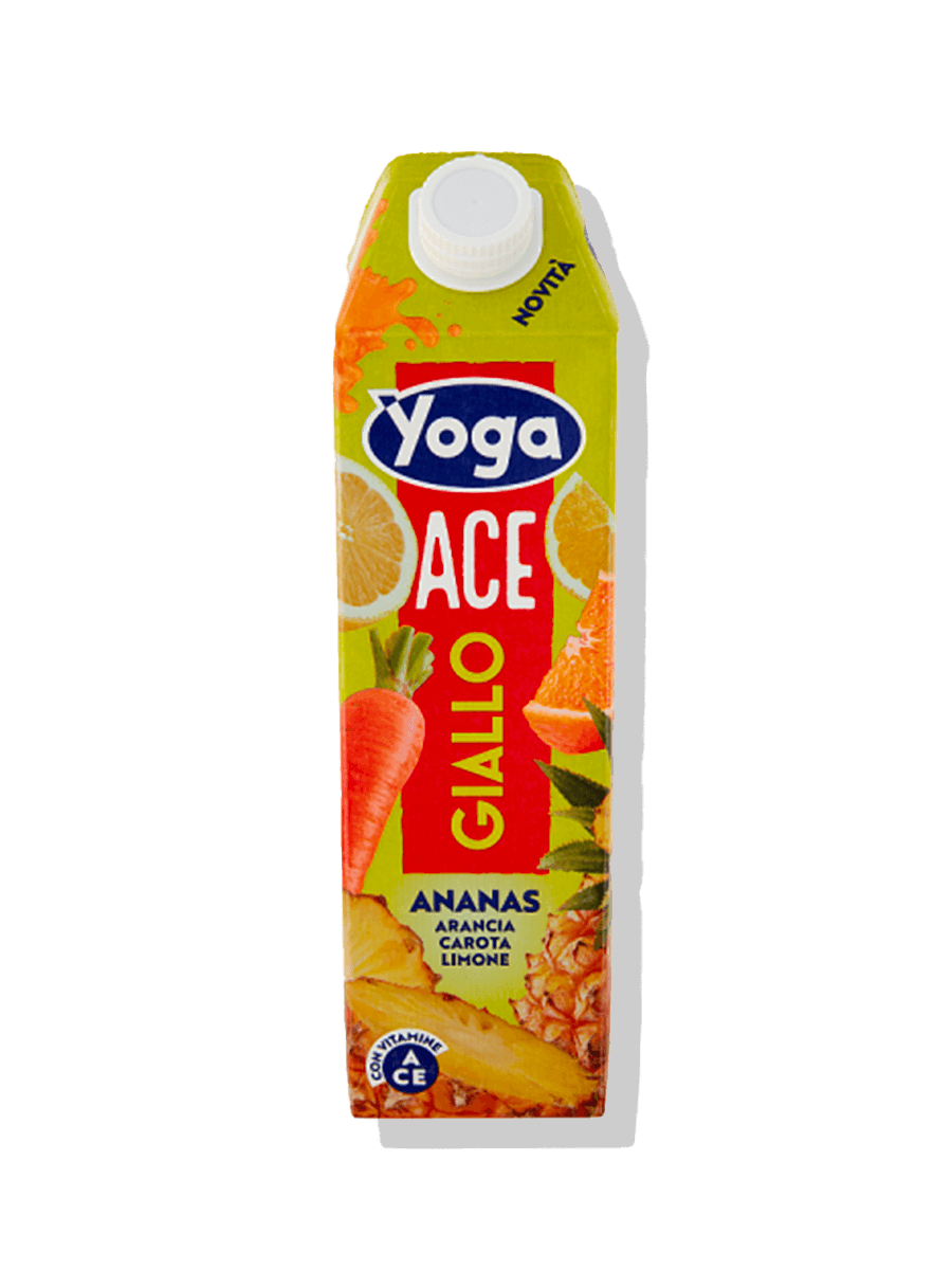 YOGA LINEA FRUIT JUICE ACE GIALLO BRICK 1 LT (6 IN A BOX)