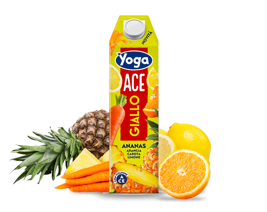 YOGA LINEA FRUIT JUICE ACE GIALLO BRICK 1 LT (6 IN A BOX)