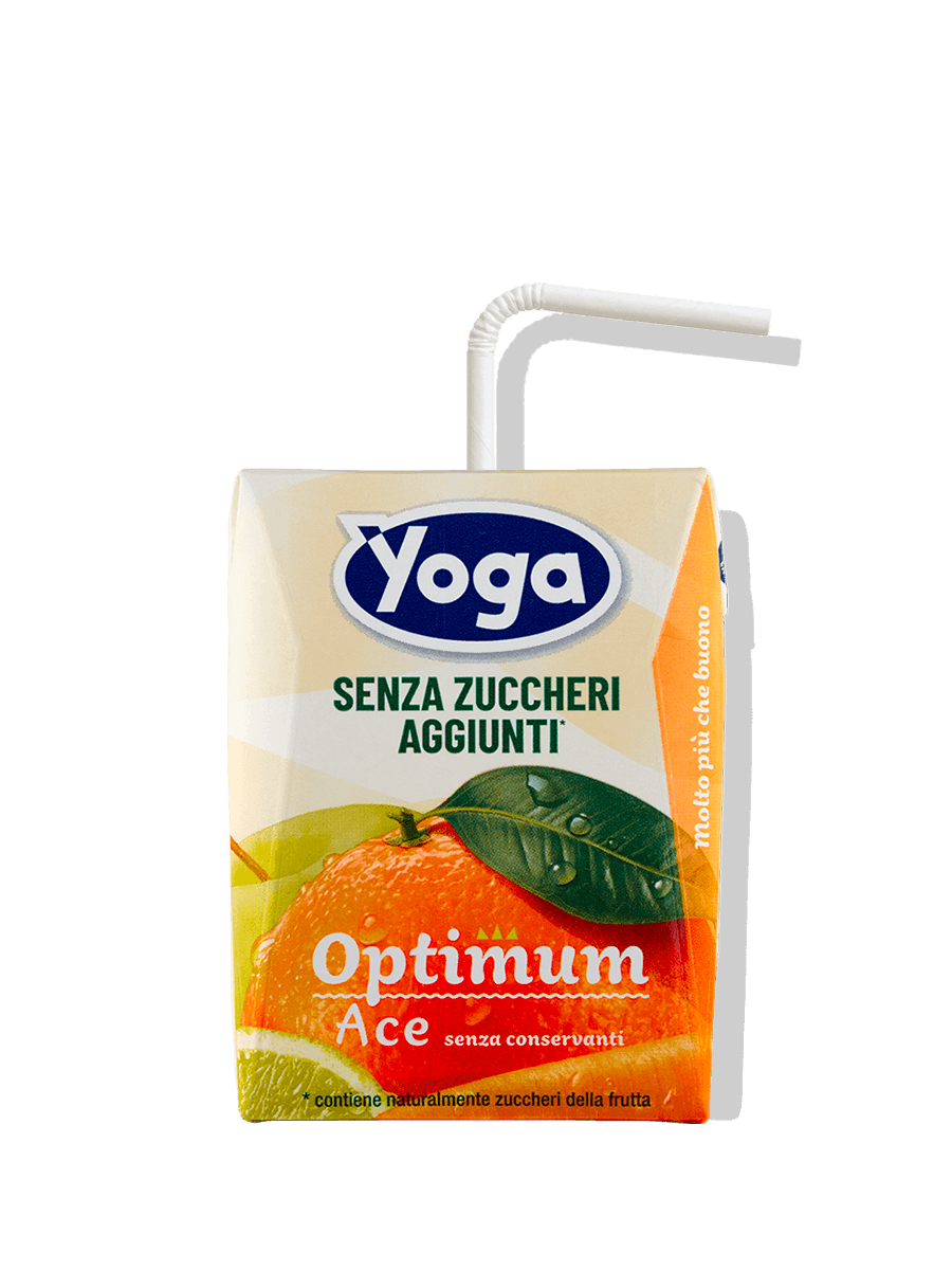 YOGA OPTIMUM SUGAR FREE FRUIT JUICE ACE BRICK 200 ML X3 (8 IN A BOX)