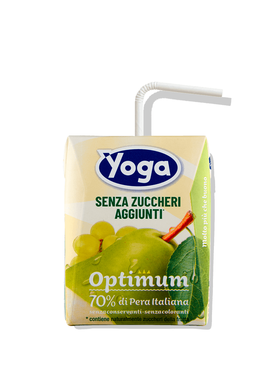 YOGA OPTIMUM SUGAR FREE FRUIT JUICE PEAR BRICK 200 ML X3 (8 in a box)