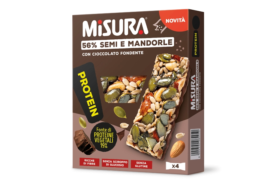 MISURA PROTEIN SNACK BARS DARK CHOCOLATE 120 GR (10 in a box)