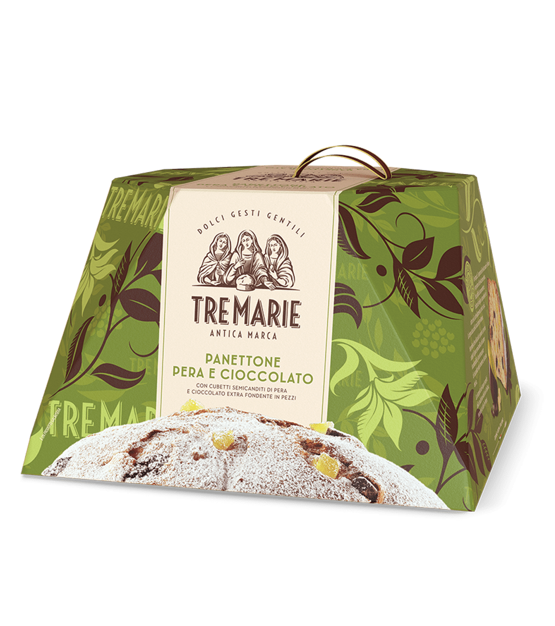 TRE MARIE PANETTONE PERA CIOCCOLATO 900 GR (12 in a box)