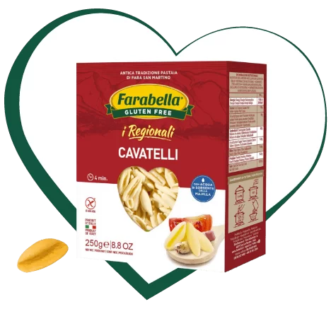 FARABELLA PASTA GLUTEN FREE CAVATELLI 250 GR (12 IN A BOX)