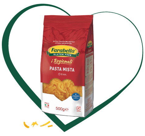 FARABELLA PASTA GLUTEN FREE PASTA MISTA 500 GR (12 IN A BOX)
