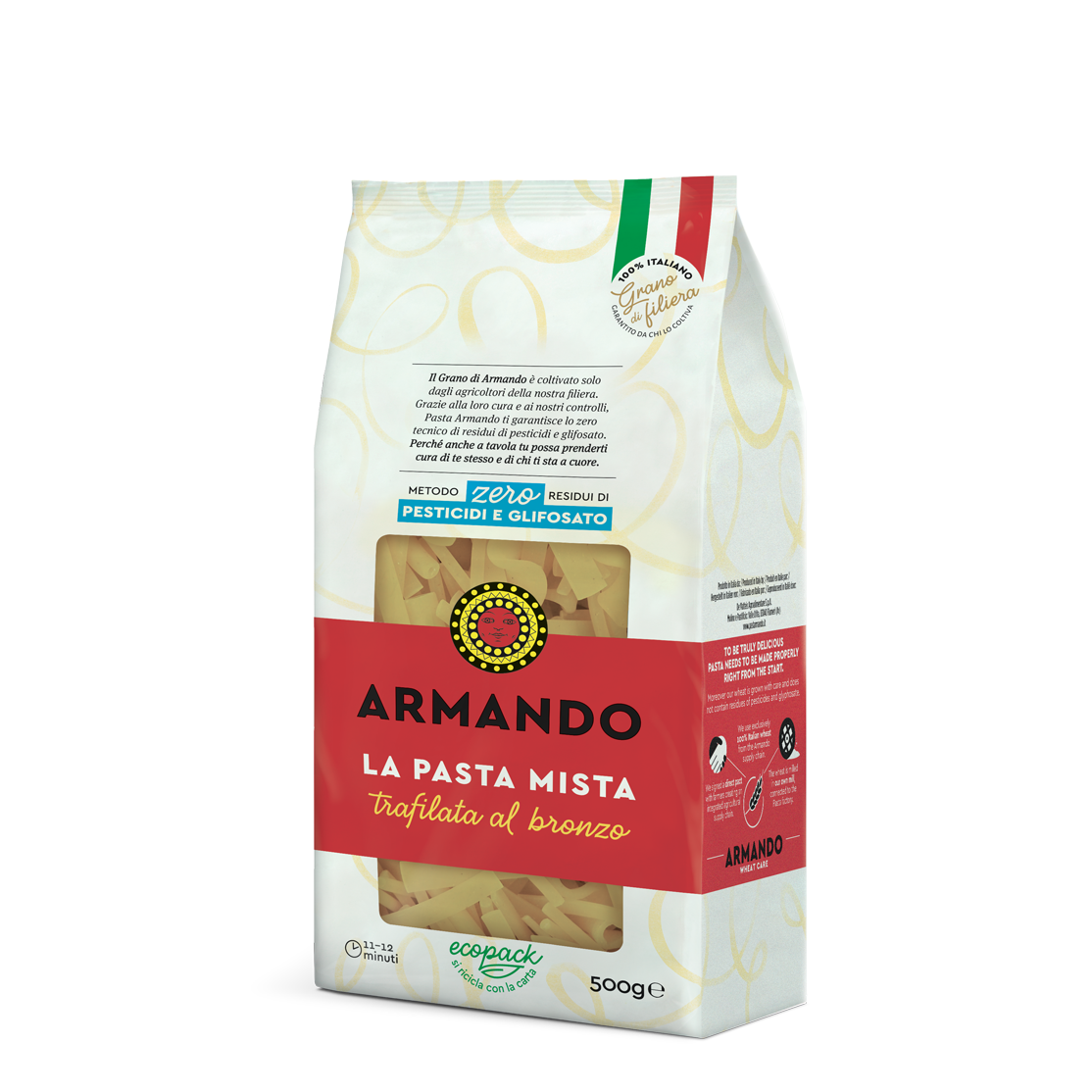 ARMANDO PASTA DI SEMOLA LA PASTA MISTA 500 GR (12 in a box)