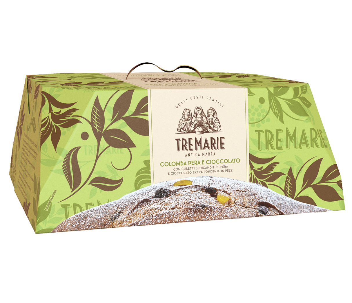 TRE MARIE COLOMBA PEAR & CHOCOLATE 900 GR (8 in a box)