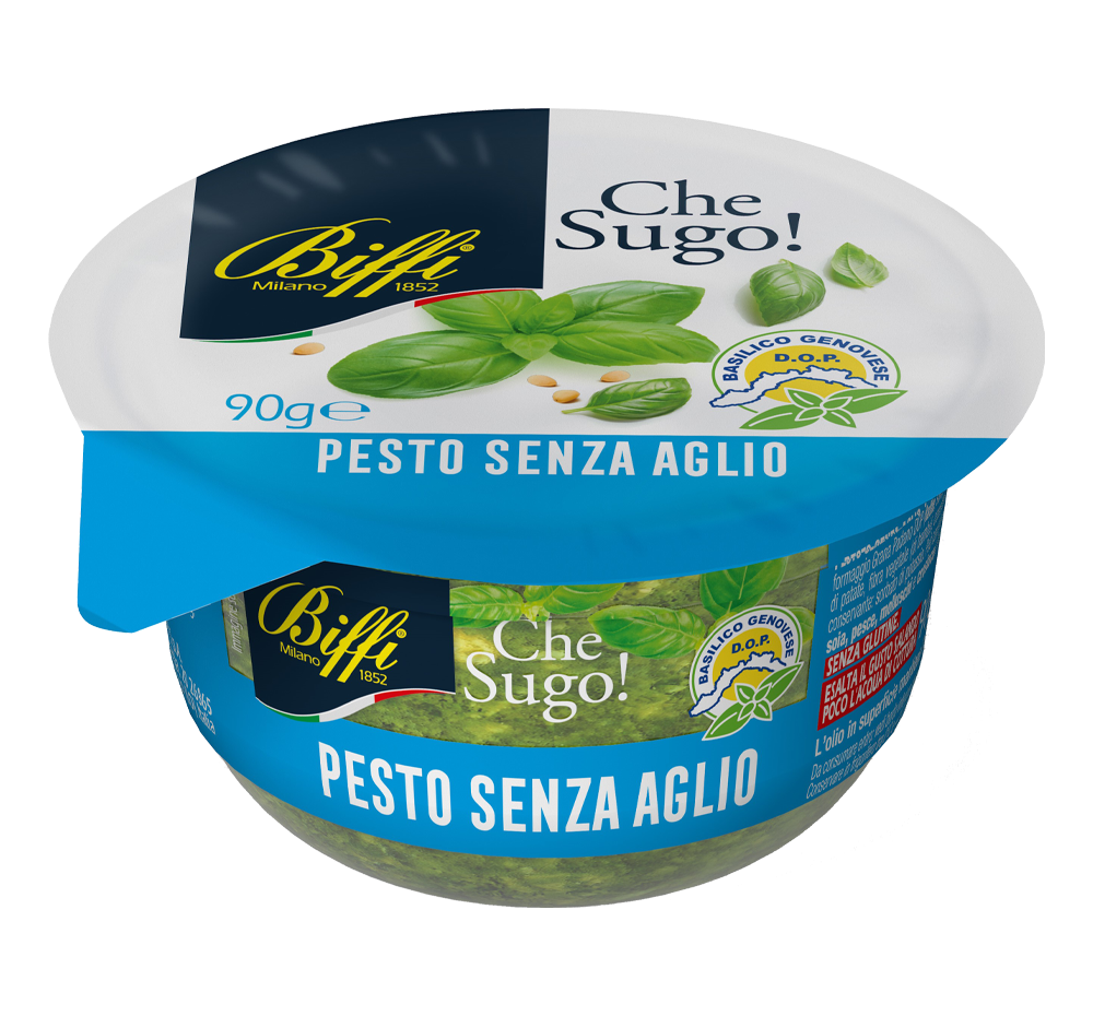 BIFFI FRESH PESTO GENOVESE WITHOUT GARLIC 90 GR (12 in a box)