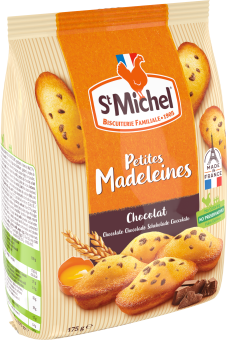 ST MICHEL SNACK PETITES MADELEINES CHOCOLAT 175 GR (10 in a box)