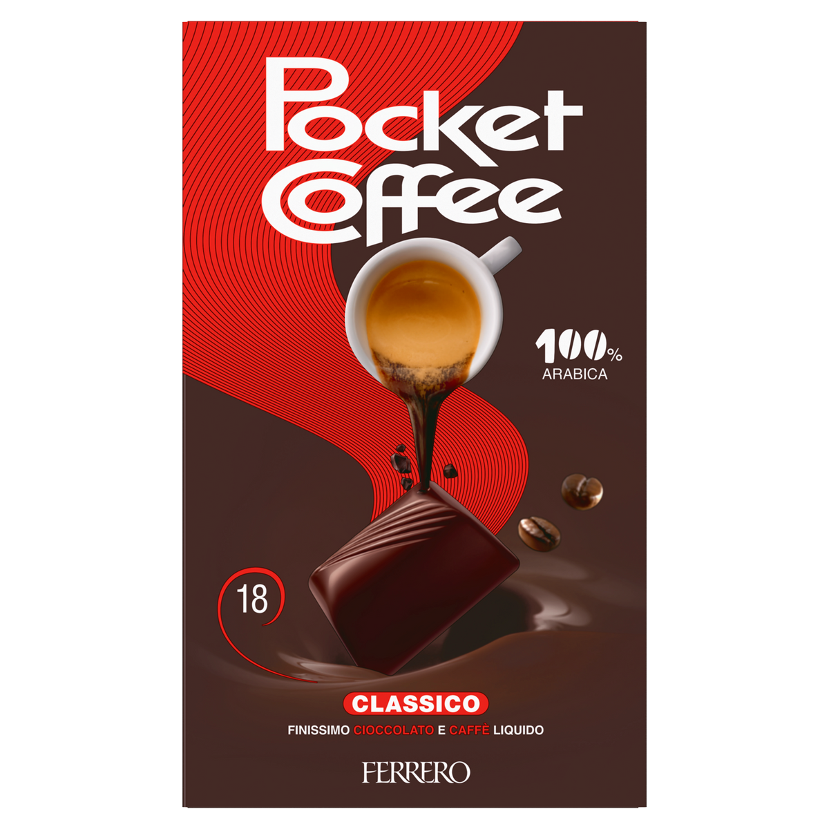 FERRERO POCKET COFFEE PRALINE ESPRESSO CLASSICO T18 225 GR (6 in a box)