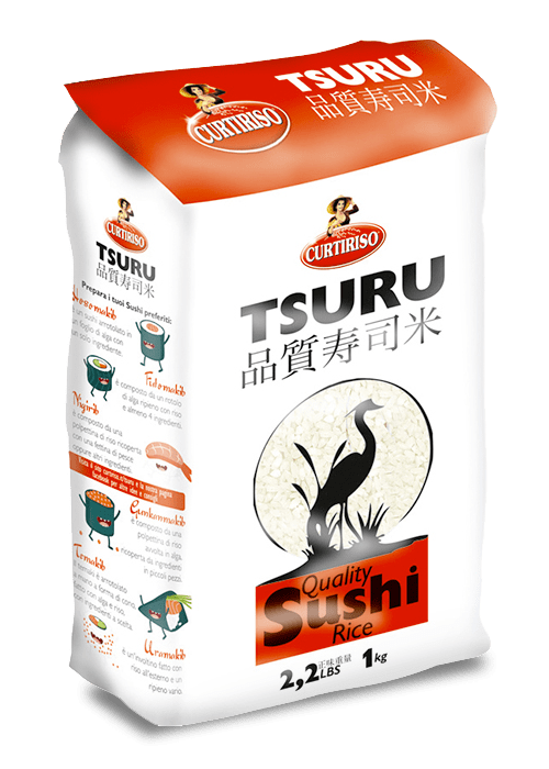CURTIRISO RICE TSURU SUSHI RICE 1 KG (10 in a box)