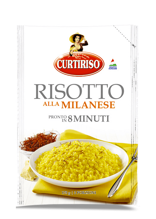 CURTIRISO RISOTTO MILANESE SAFFRON 175 GR (14 in a box)