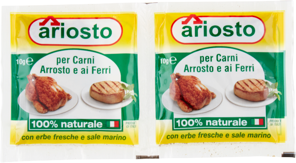 ARIOSTO SPICES SEASONINGS FOR MEAT MONOPACK X2 20 GR (50 in a box)