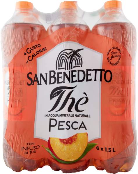 SAN BENEDETTO TEA PEACH PET 1.5 LT (6 in a box)