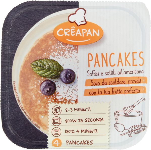 CREPAN PANCAKES ALL'AMERICANA 160 GR (6 in a box)