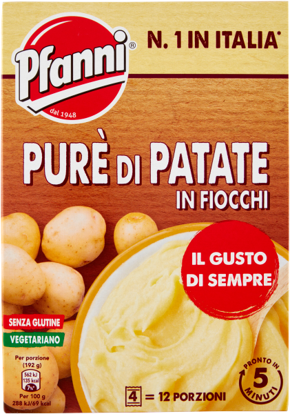 PFANNI PREPARED FOR PUREE OF POTATOES IN FIOCCHI X4 300 GR (12 in a box)