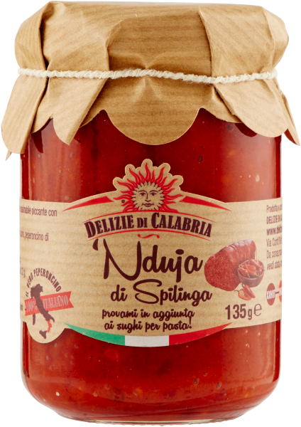 DELIZIE CALABRIA SPREAD SALAME NDUJA DI SPILINGA 135 GR (12 in a box) SPICY