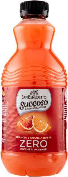 SAN BENEDETTO SUCCOSO ZERO ORANGE AND BLOOD-RED ORANGE PET 900 ML (6 in a box)