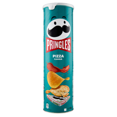 PRINGLES CRISPS PIZZA TUBE 175 GR (19 in a box)