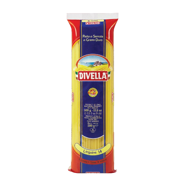 DIVELLA PASTA DI SEMOLA LINGUINE N.14 500 GR (36 in a box)