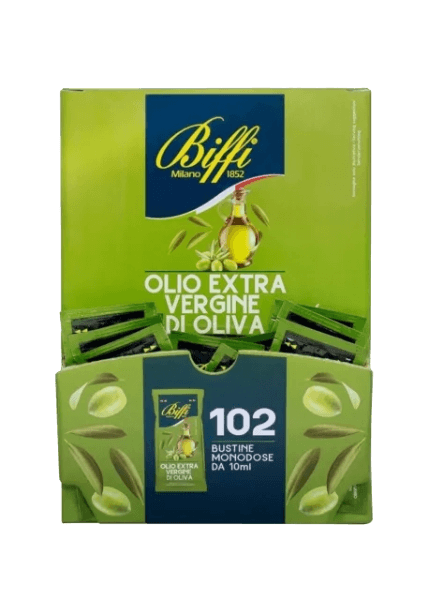 BIFFI EXPO EXTRA VIRGIN OLIVE OIL EVO MONOPACK 10 ML X102 (1 in a box)