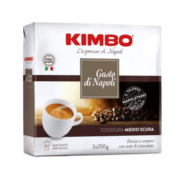 KIMBO COFFEE GROUND GUSTO DI NAPOLI 250 GR X2 (10 in a box)