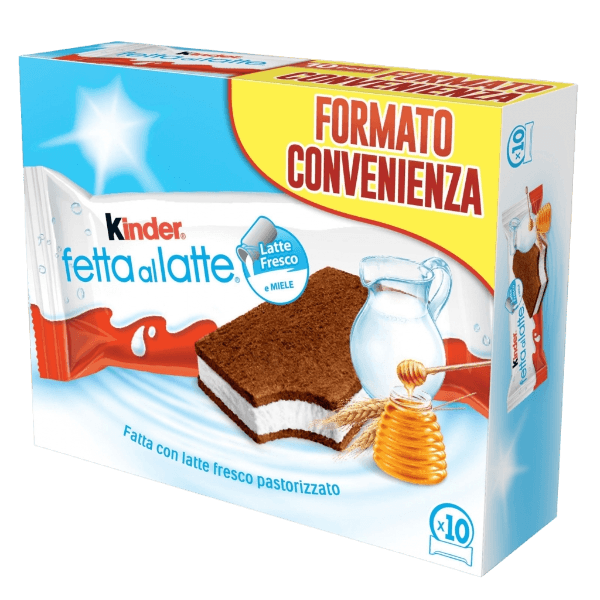 KINDER FETTA AL LATTE X10 280 GR (7 in a box)