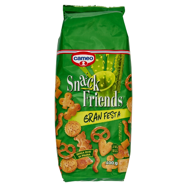CAMEO SNACK FRIENDS SALATINI GRAN FESTA 400 GR (10 in a box)