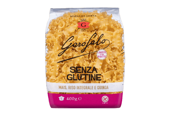 GAROFALO PASTA GLUTEN FREE MAFALDE CORTE 400 GR (8 IN A BOX)