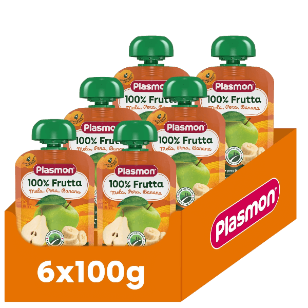PLASMON FRUIT JUICE POUCH FRUIT MIX 100 ML (6 in a box)