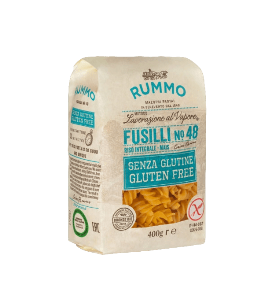 RUMMO PASTA GLUTEN FREE FUSILLI N.48 400 GR (12 in a box)