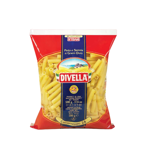 DIVELLA PASTA DI SEMOLA CANNEROZZETTI N.24 500 GR (24 in a box)